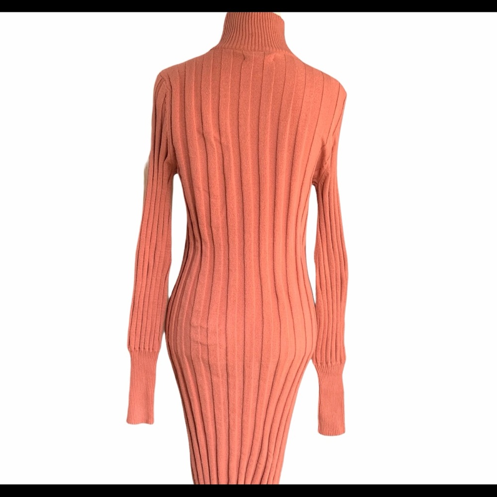 American Eagle Turtleneck Ribbed Sweater Dress NEW - Picture 2 of 6